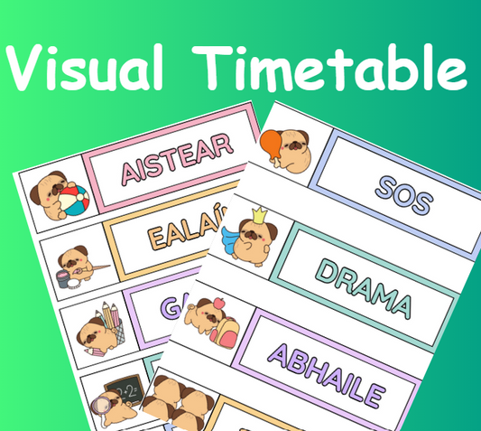 Amchlár Amhairc — Visual Timetable Resource